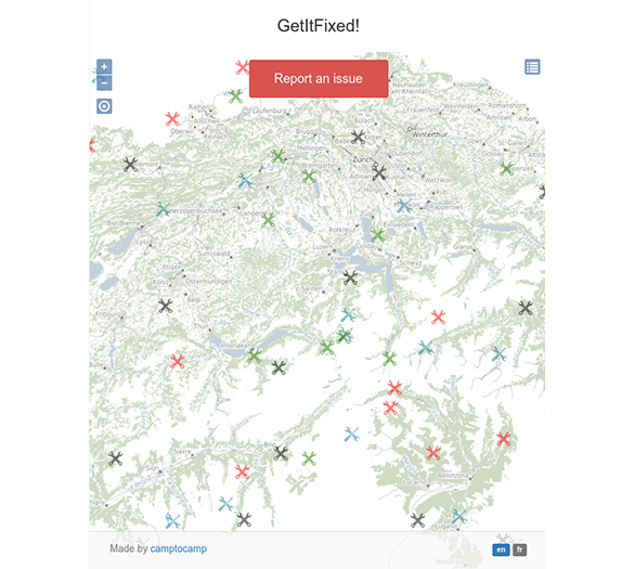 GetItFixed Map | © Camptocamp